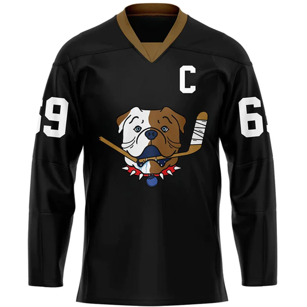 Bulldogs Black Shore Fan Adult Hockey Jerseys