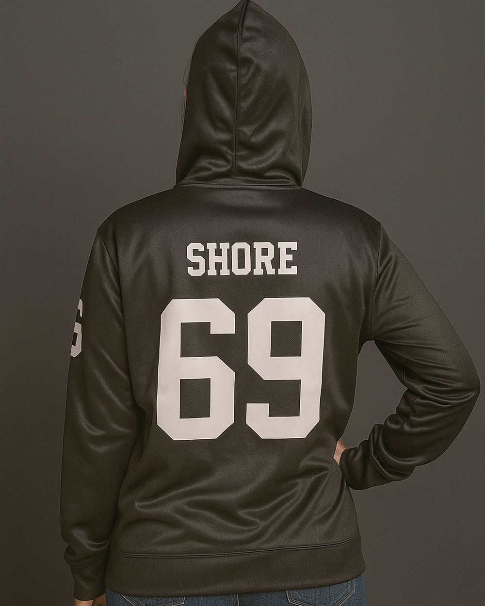 Bulldogs Die Sub Hoodie with Zipper SR - Black