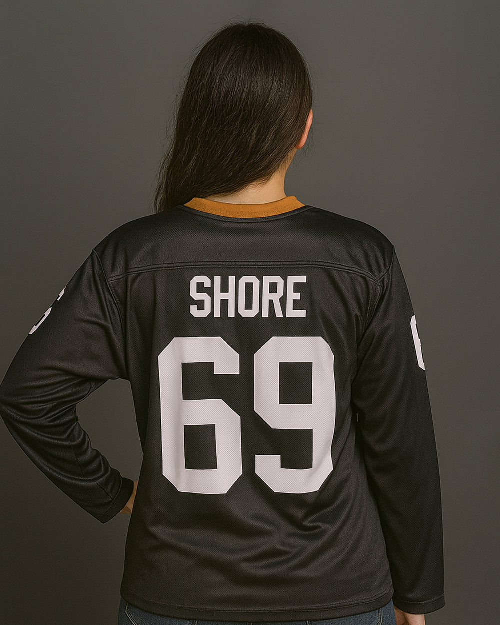 Black Full Sleeves Jersey