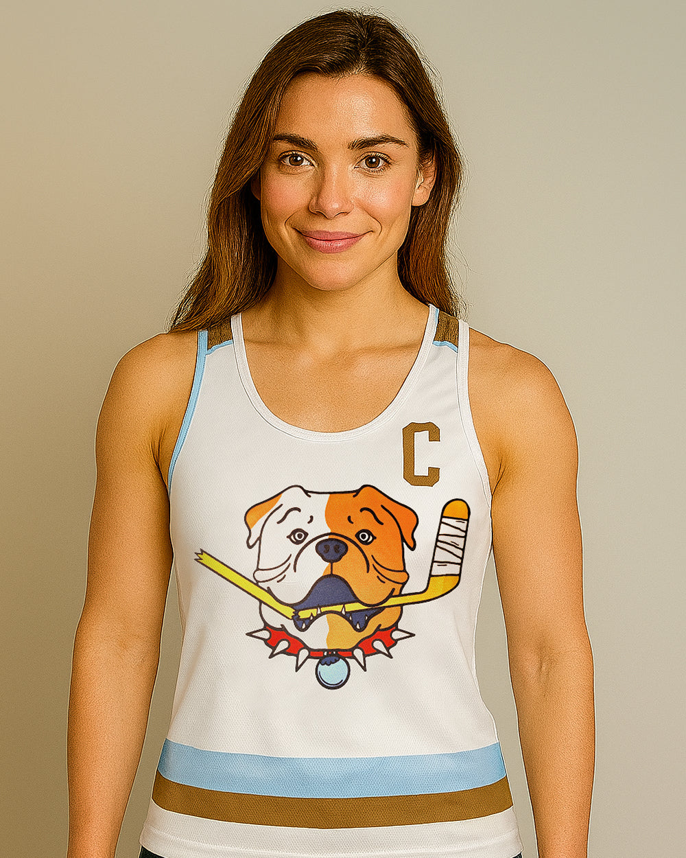 Bulldogs Tank Top SR - White