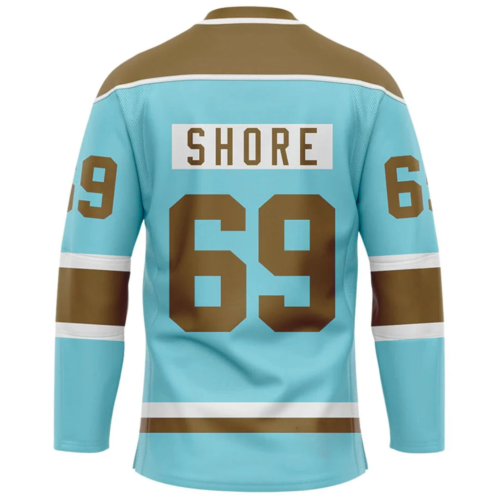 Bulldogs Blue Personalized Custom Hockey Jerseys
