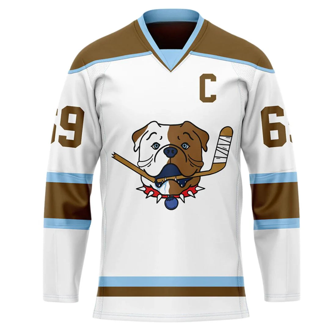 Bulldogs White Shore Fan Adult Hockey Jerseys