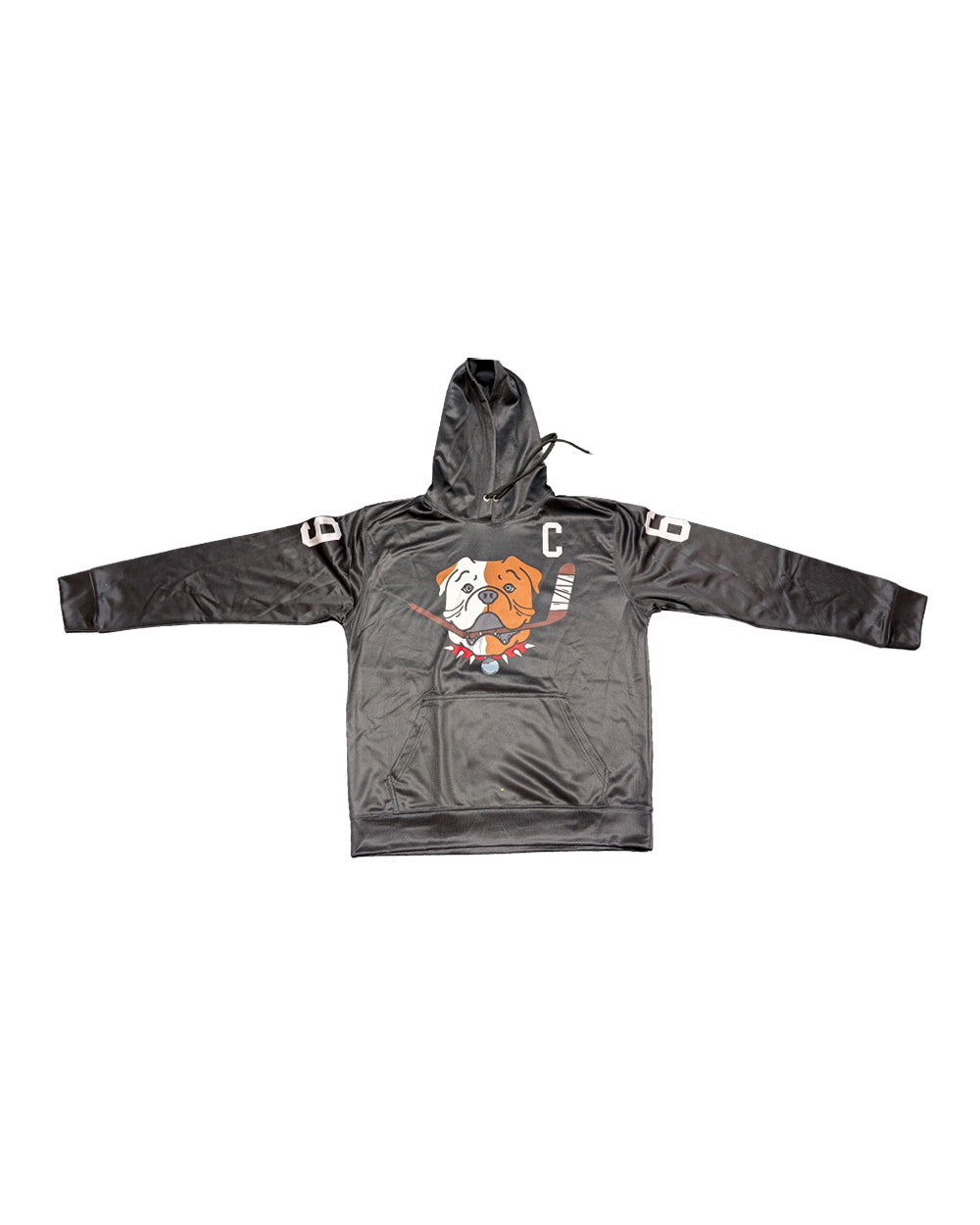 Bulldogs Die Sub Hoodie with Zipper SR - Black