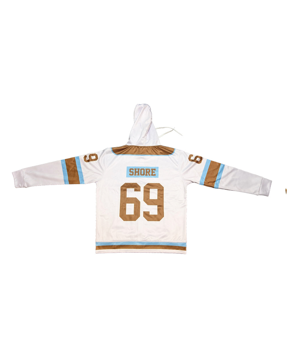 Bulldogs Die Sub Hoodie with Zipper SR - White